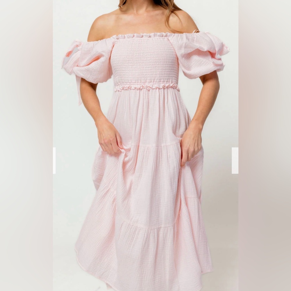 Women’s Midi Dress Maternity Friendly - Picture 3 of 4